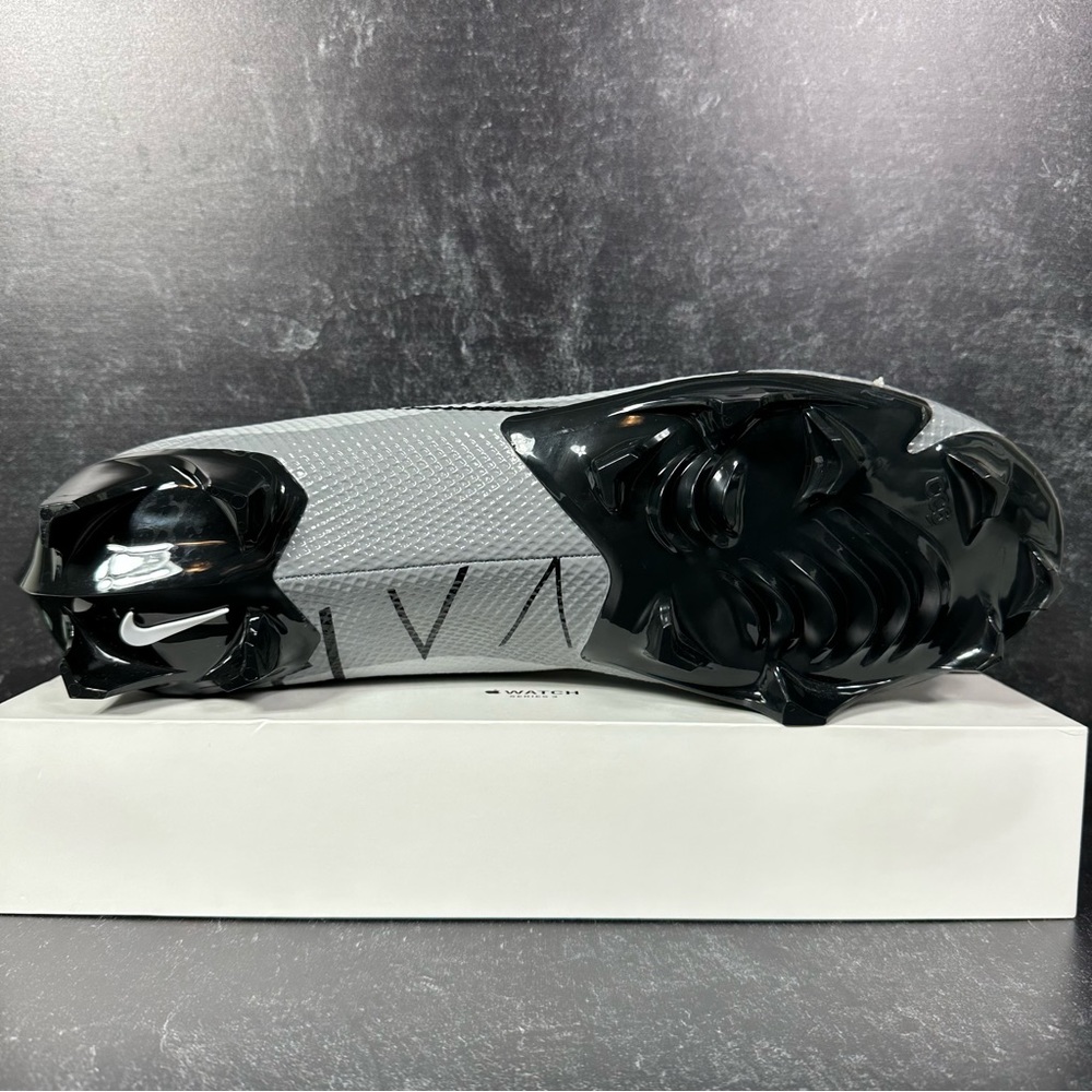 VAPOR EDGE SPEED 360 PHOTON DUST MENS FOOTBALL CLEATS SIZE 14 WHITE GRAY BLACK - Picture 4 of 10